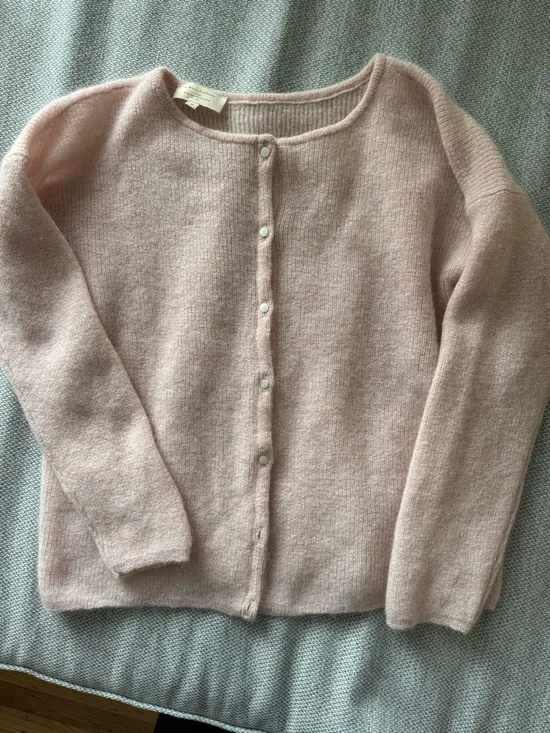 Sezane Light Pink Gaspard Cardian - Picture 3 of 3